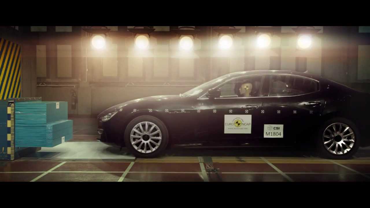 Safety is not a Luxury - The Maserati Ghibli undergoing Euro NCAP's crash tests