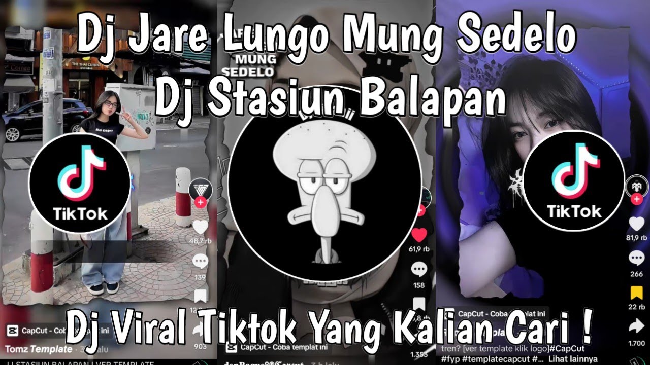 DJ JARE LUNGO MUNG SEDELO | DJ STASIUN BALAPAN SOUND Raux Sopan '🌀 VIRAL TIKTOK TERBARU 2024 !