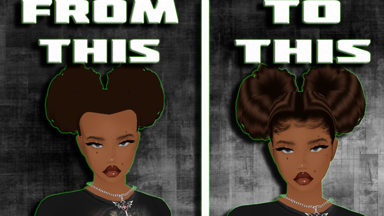 HOW TO CREATE HAIR TEXTURES ON IMVU WITH EDGES !