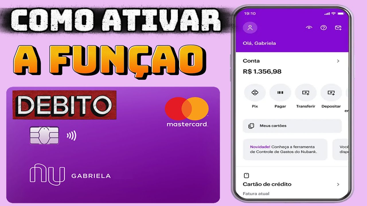COMO ATIVAR A FUN&Ccedil;AO DEBITO NO NUBANK 2026