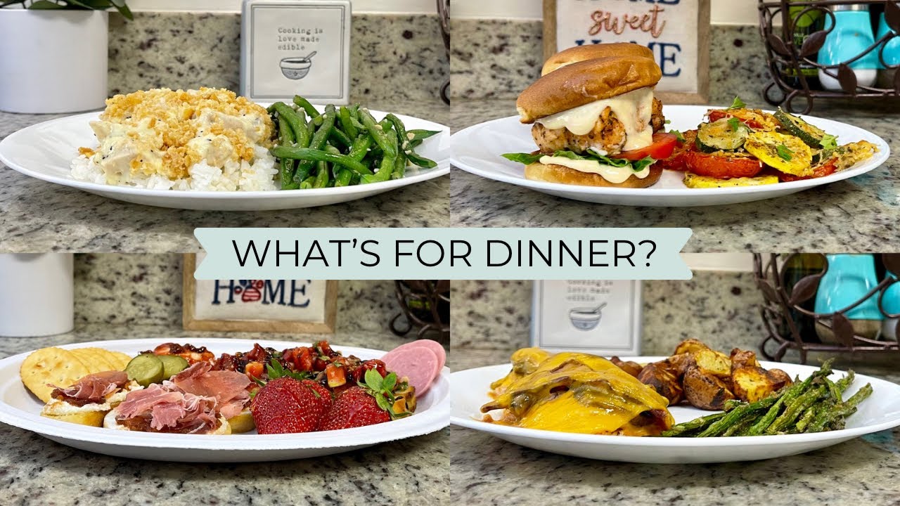 WHAT’S FOR DINNER? | EASY & BUDGET FRIENDLY | REALISTIC WEEKNIGHT MEALS | DINNER INSPIRATION