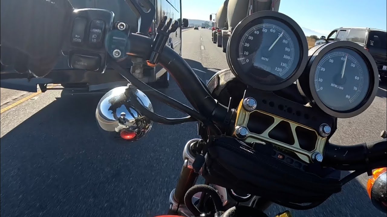 Lane Splittin Up To Big Bear! Madness