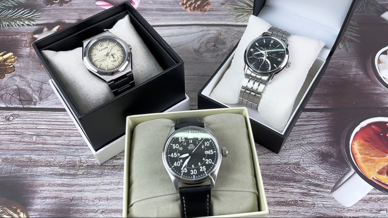 Thanh lý giảm giá 3 chiếc đồng hồ Nhật: Citizen Zenshin, Orient star, Orient quân đội