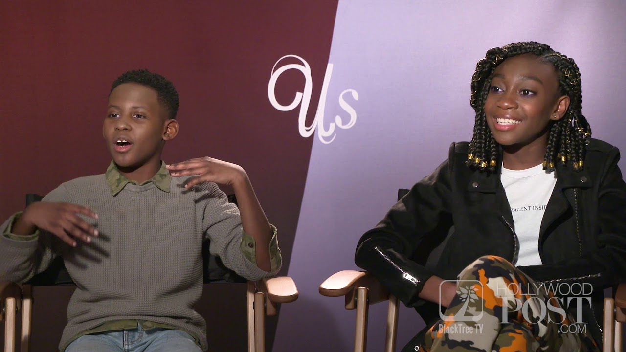 US Kids Evan Alex and Shahadi Wright Joseph talks about playing two characters