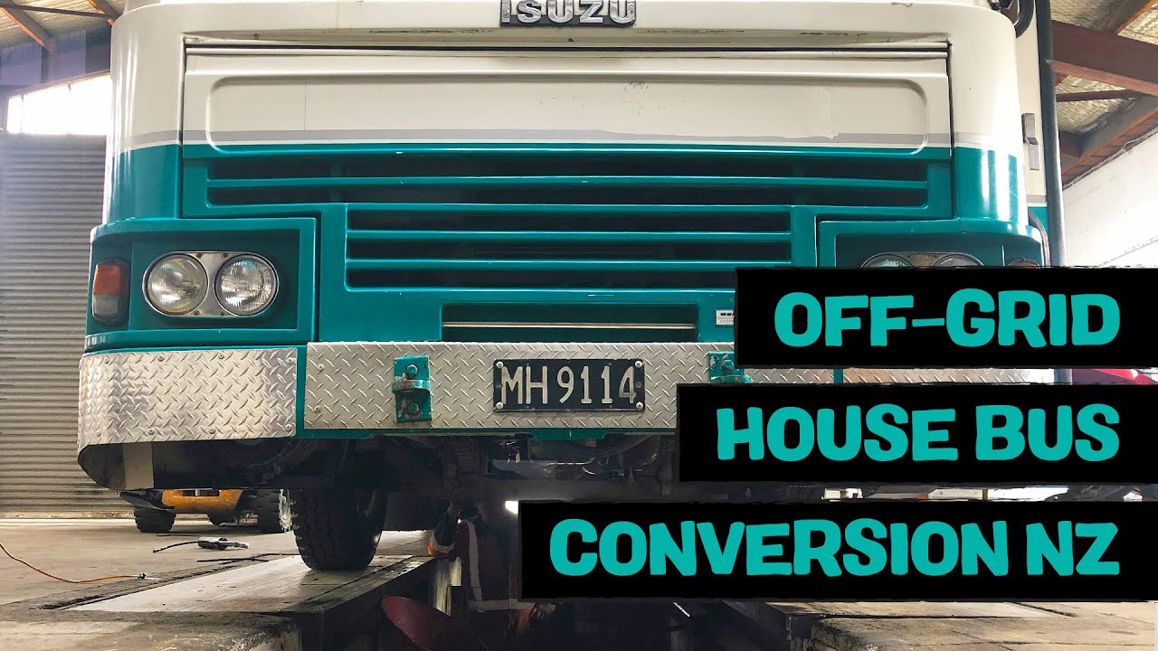 Brake overhaul and radiator repairs, 1984 Isuzu JCR500 school bus conversion (S1E14)