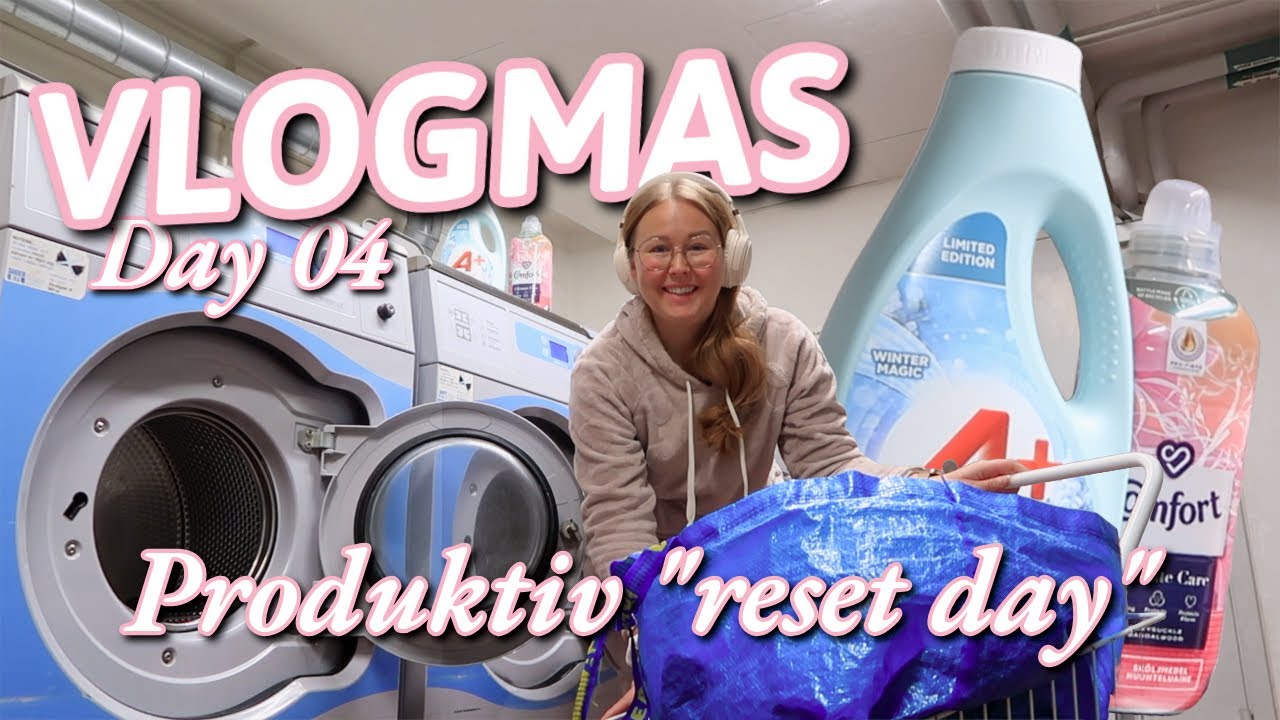Produktiv ”RESET DAY” i december 🫧 vlogmas ep. 04