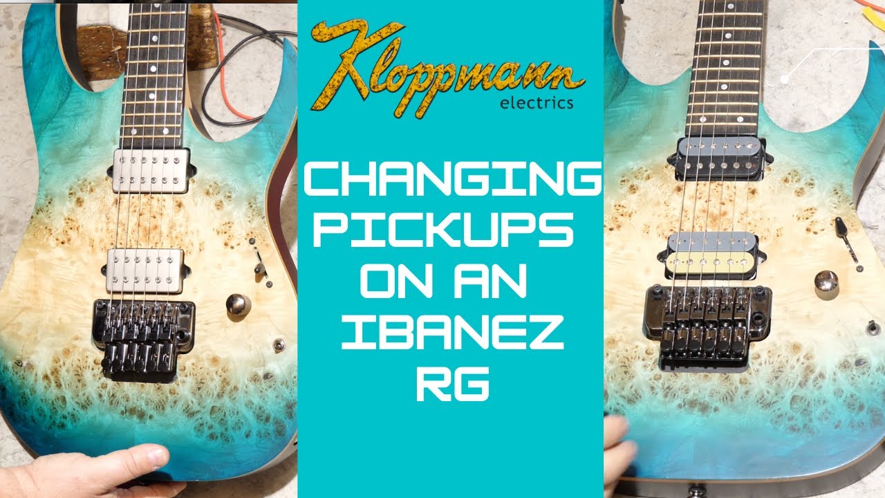 Changing Pickups on an Ibanez RG | DiMarzio Fusion Edge to Kloppmann Hammer & Anvil