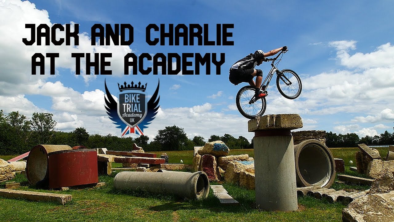 Jack Carthy & Charlie Rolls at The Biketrial Academy