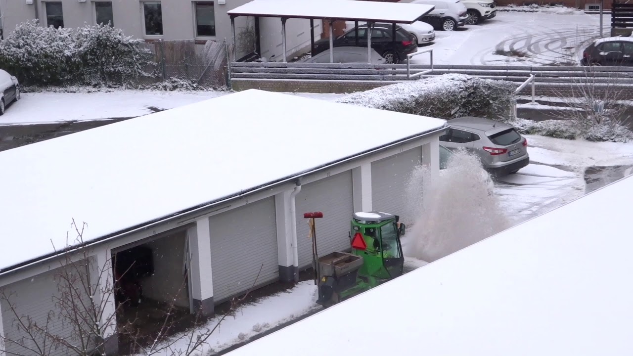 The winter in Kiel, Germany