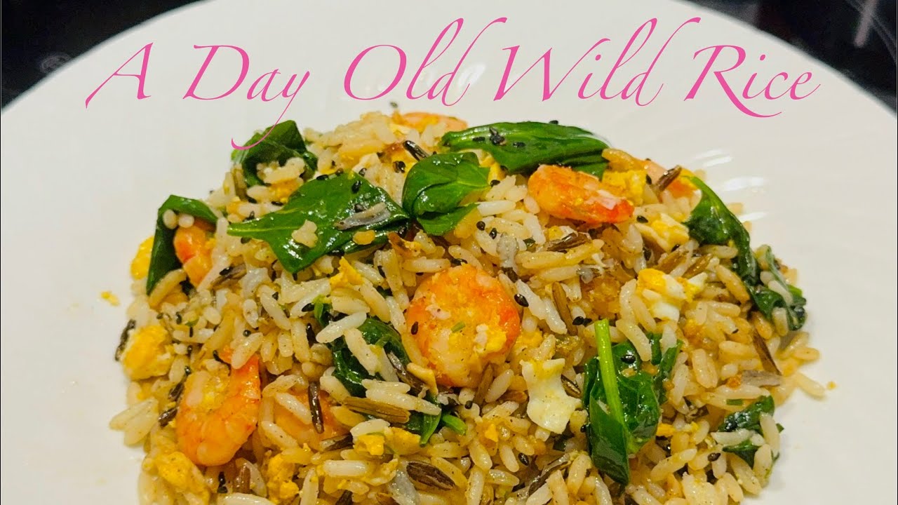 FRIED WILD RICE - A day old rice! 