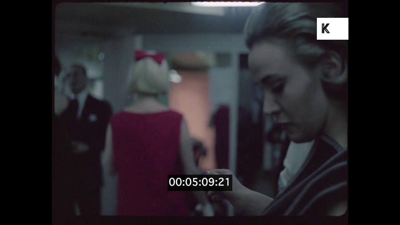 1960s New York, Fashion Show, Backstage Dress Fitting, 35mm