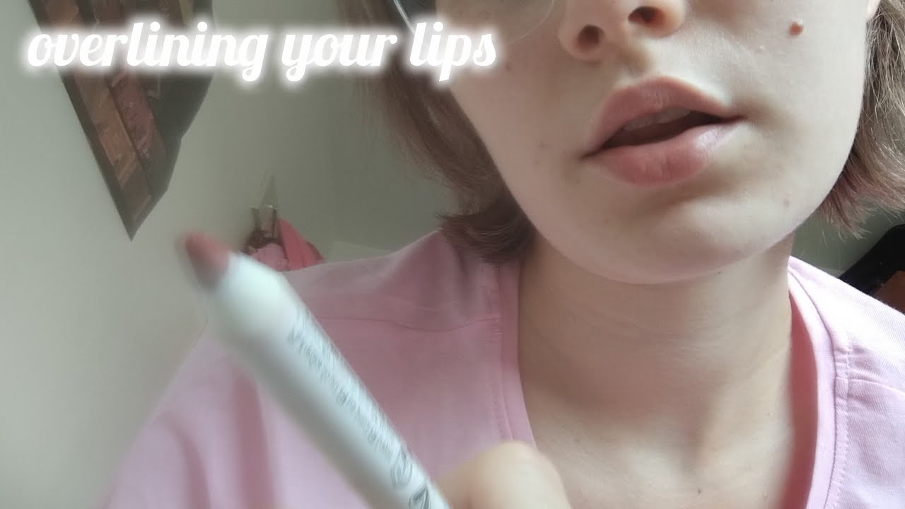 ASMR mean girl overlines your lips (a lot) 👄😾
