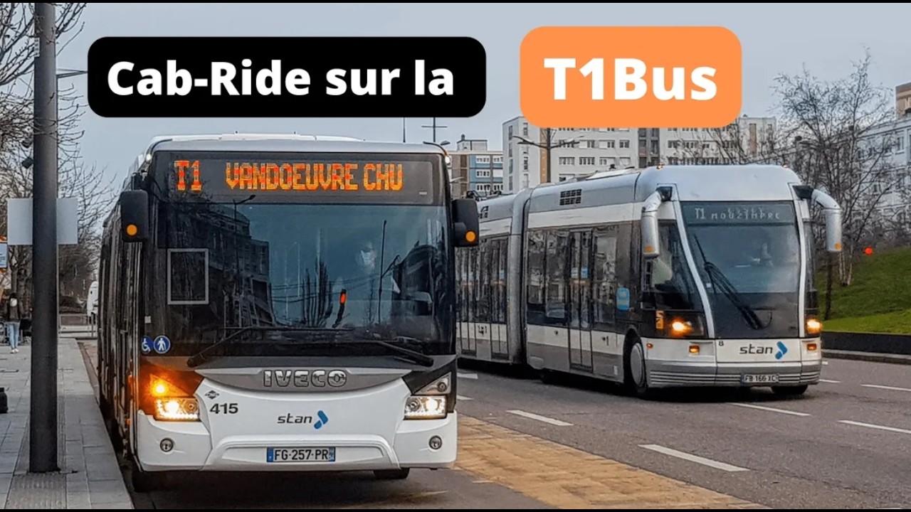 Cab Ride sur la ligne T1Bus !