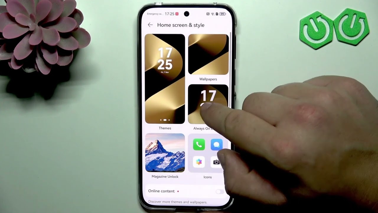 HUAWEI Pura 80 Pro – AOD 설정 및 커스터마이즈 방법
