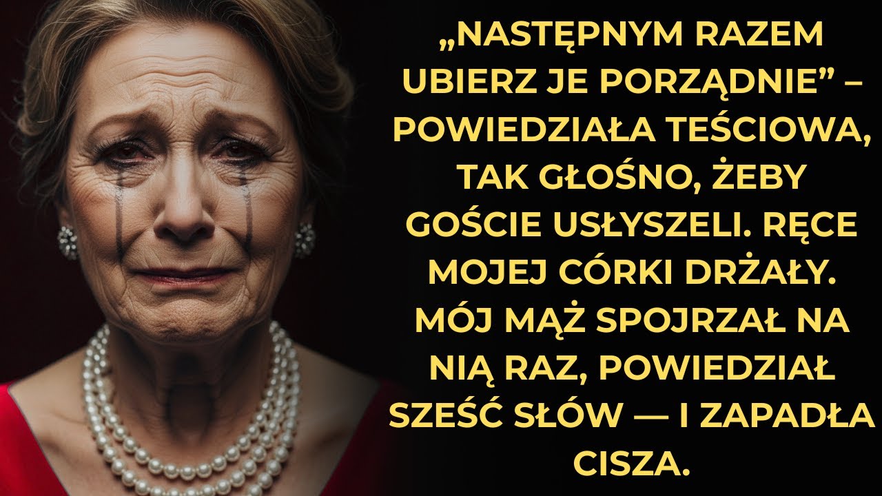 „Nie wpuścimy tu twoich 'tanich' dzieci” – uśmiechnęła się teściowa. Mała uciekła z płaczem.