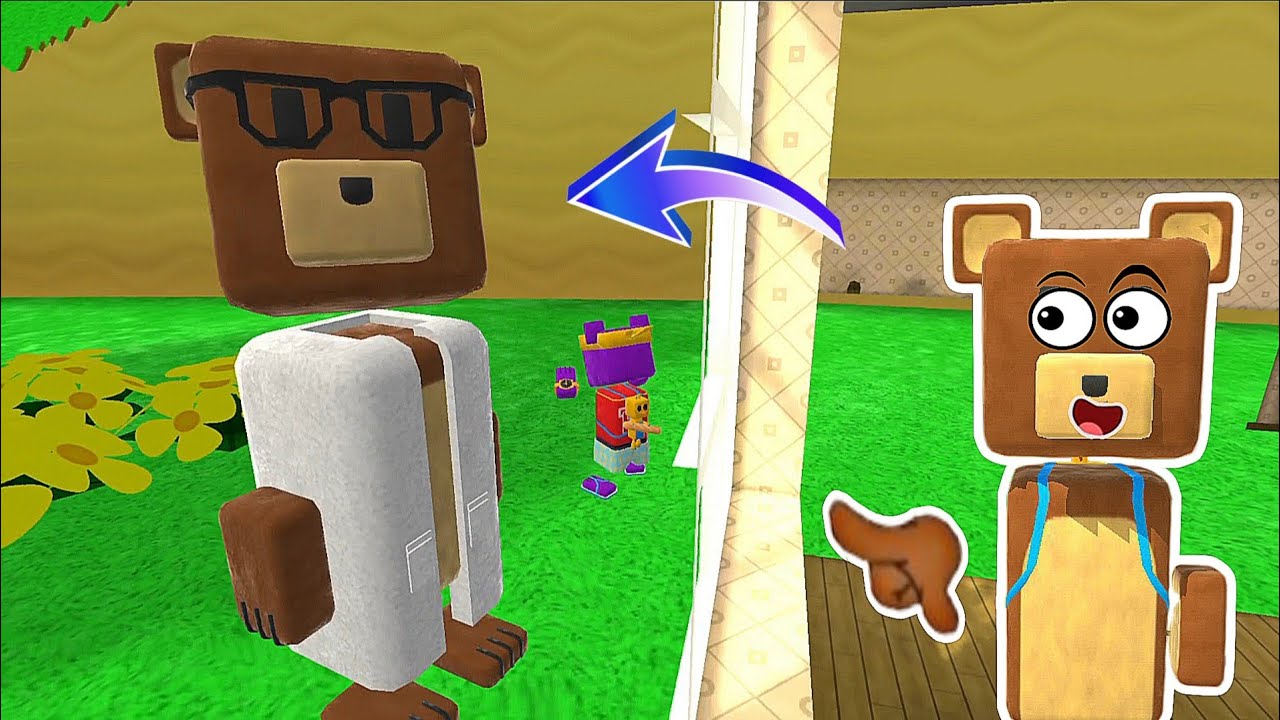 Secret bugs Giant House and hide and seek super Bear adventure 