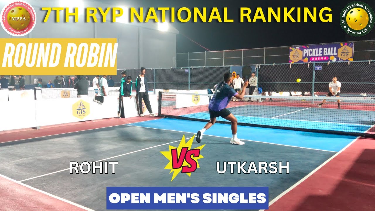 Rohith vs Utkarsh | Open Men&rsquo;s Singles | Round Robin | 7th RYP Ranking Tournament
