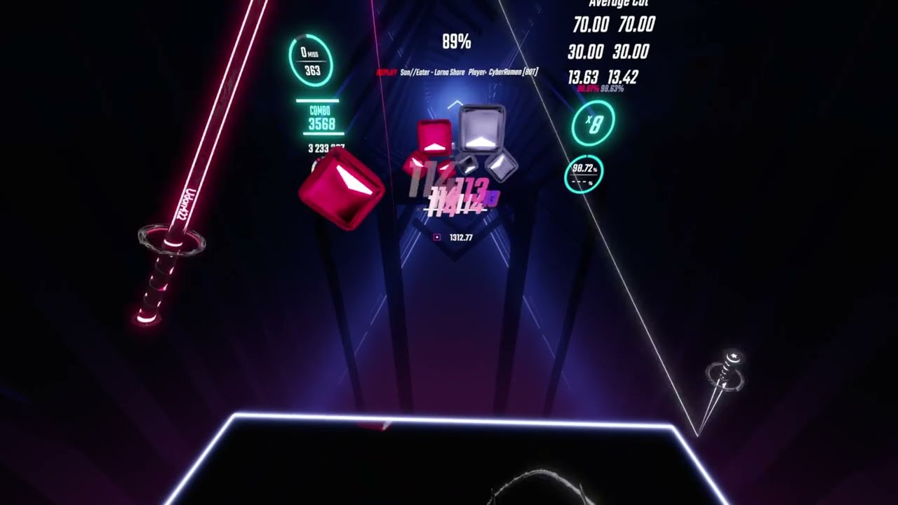 [Beat Saber AI] Sun//Eater - 98.72% FC