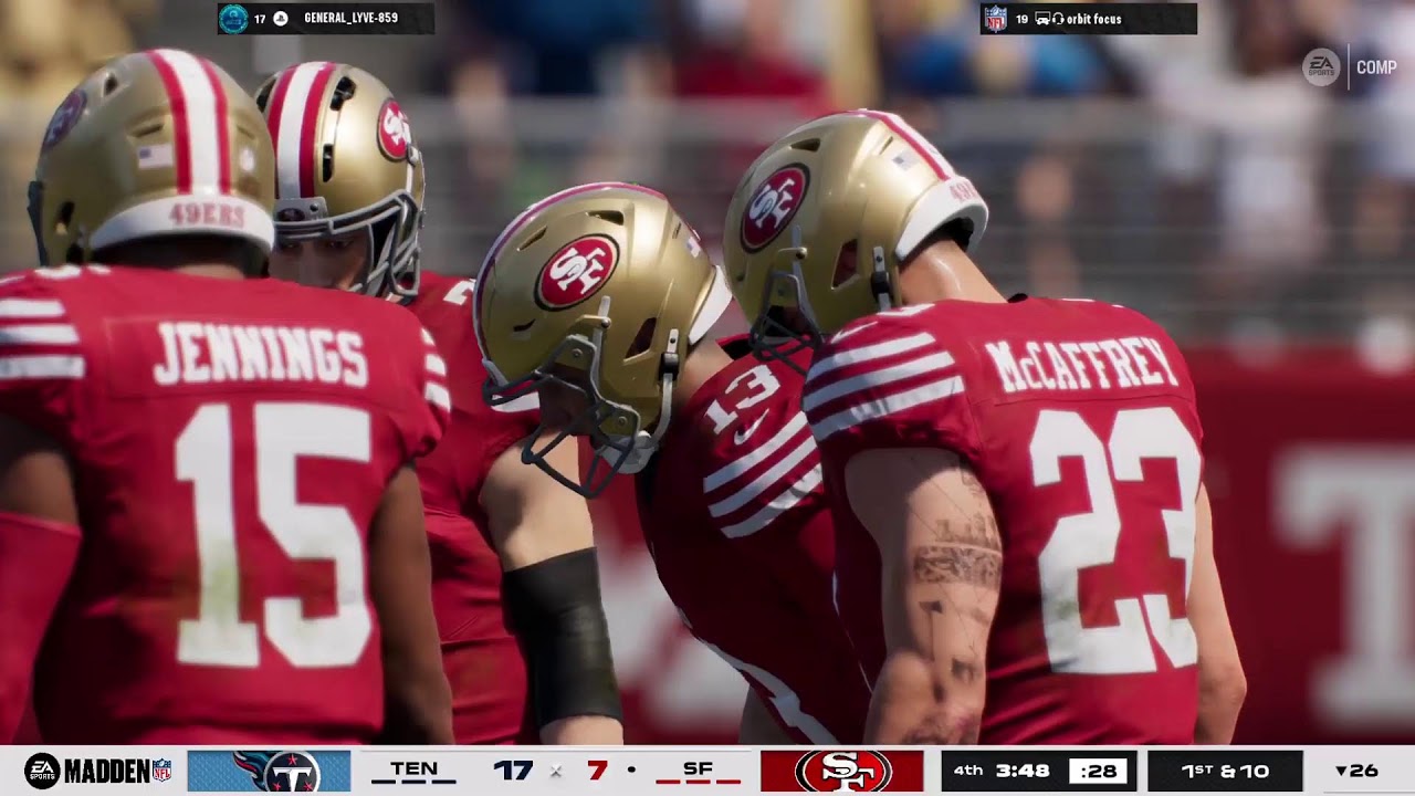 Madden 26 Viking -Bears waiting on free agency update. Titans... Texans next