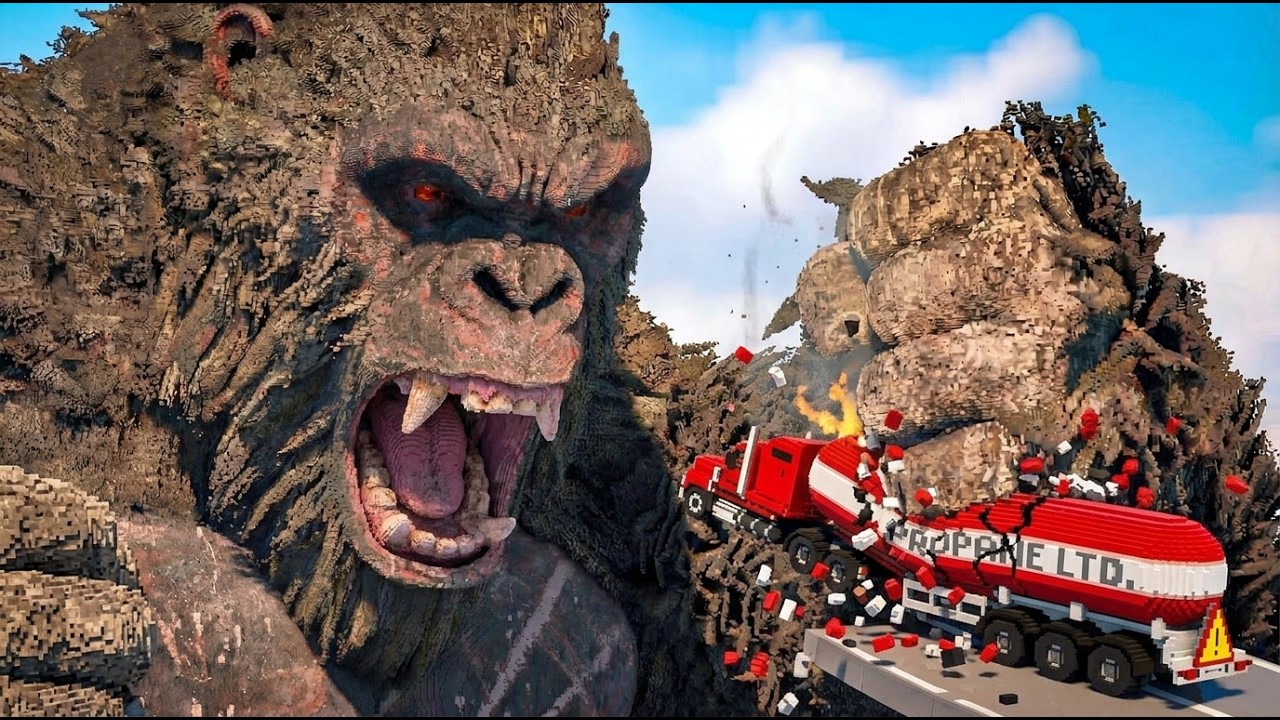 Cars vs King Kong vs Godzilla | Teardown