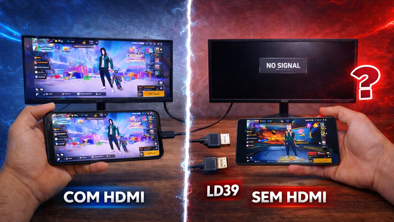 MHL é melhor que cabo LD39? Testei no S24 Ultra e no ROG Phone #teste #hdmi #mhl