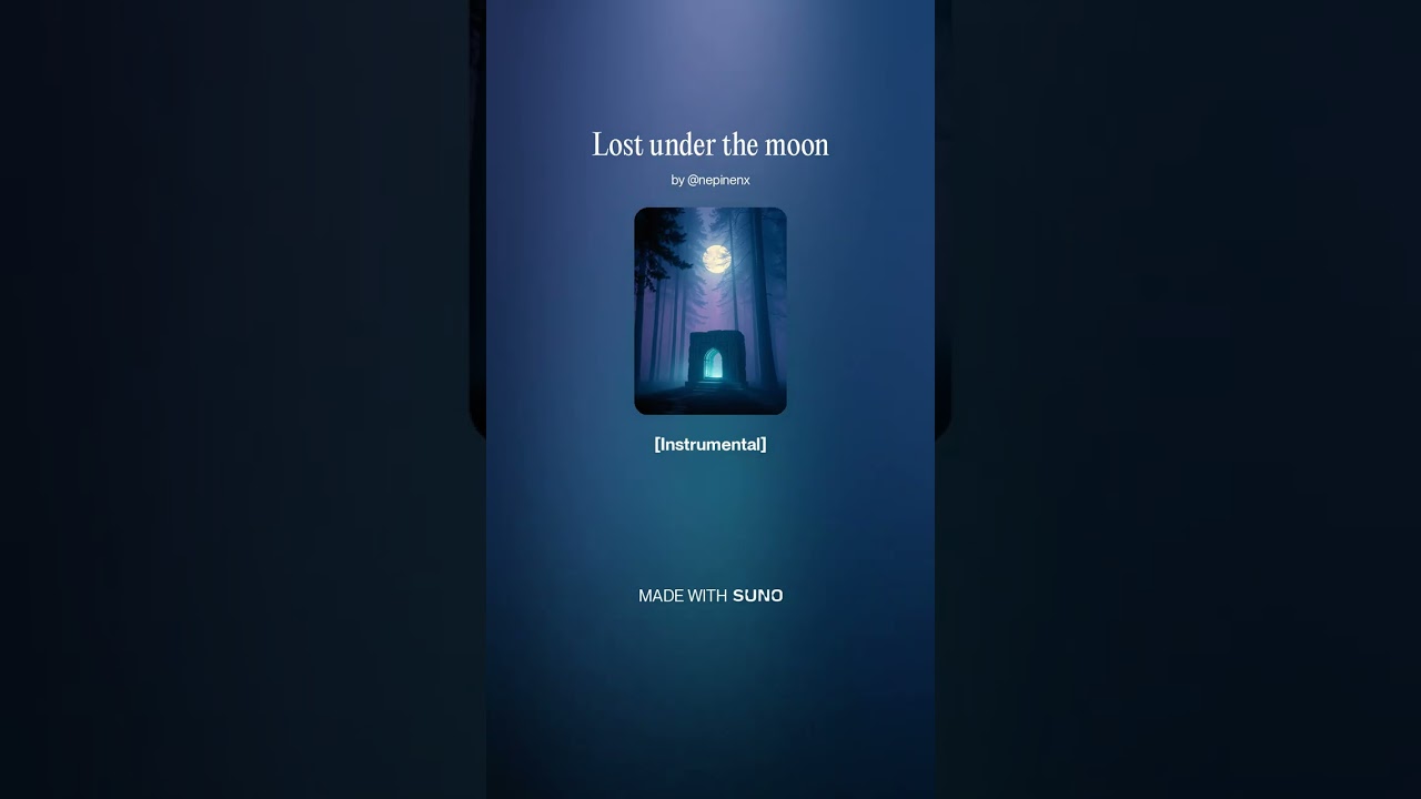 Lost under the moon (Dark melodic metal)