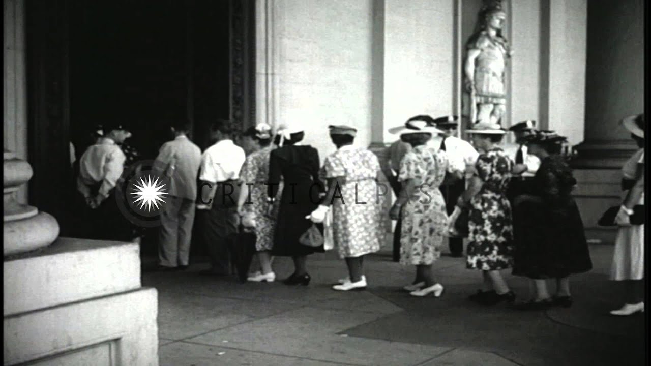 US military officers, government officials, and family members at General John Pe...HD Stock Footage