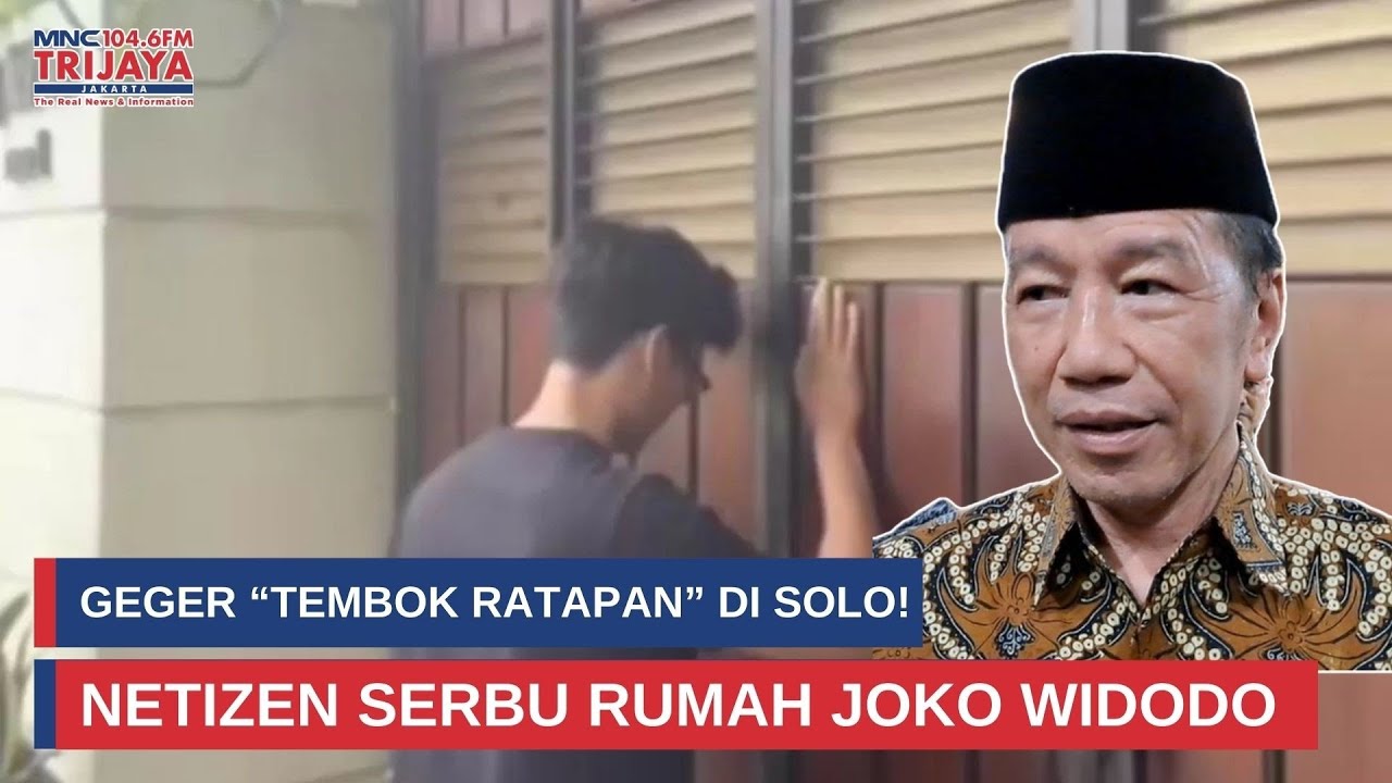 Rumah Joko Widodo Mendadak Jadi “Tembok Ratapan Solo”, Ada Apa Sebenarnya? Trijaya Update