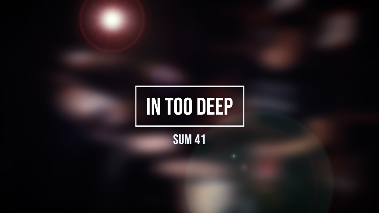 IN TOO DEEP - SUM 41 (DRUM COVER)