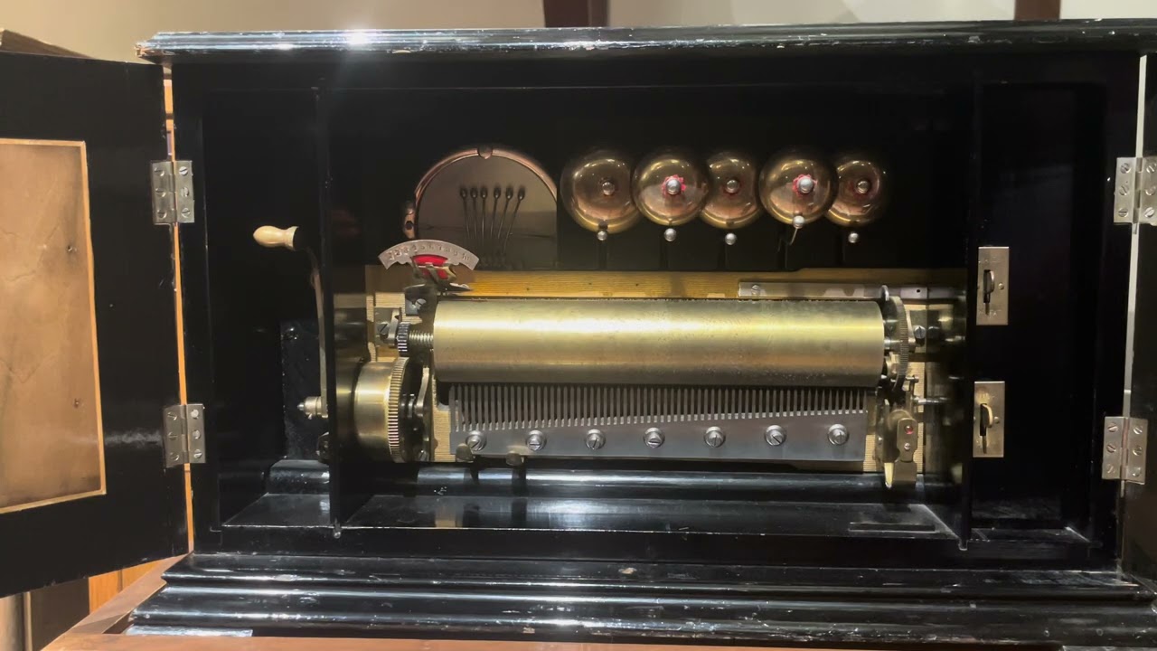 ビュッフェスタイル・シリンダーオルゴール　Buffet Style Cylinder Music Box