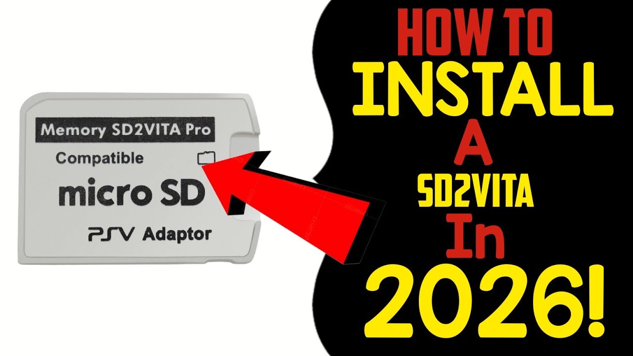 How to install an SD2Vita in 2026!