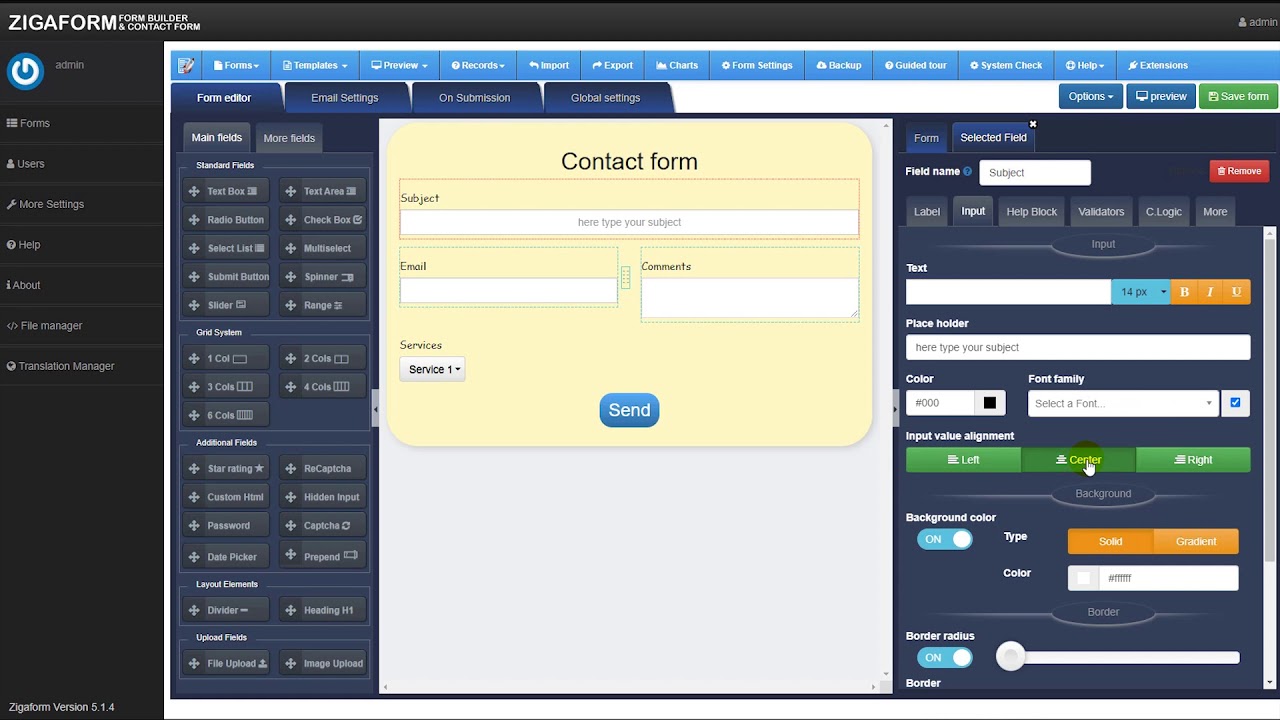 Review of Zigaform PHP Form Builder v5