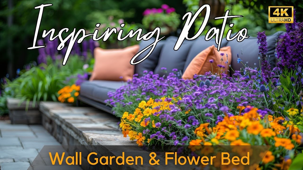 Inspiring Flower Bed & Wall Garden Designs to Transform Your Patio into a Stunning Outdoor Oasis