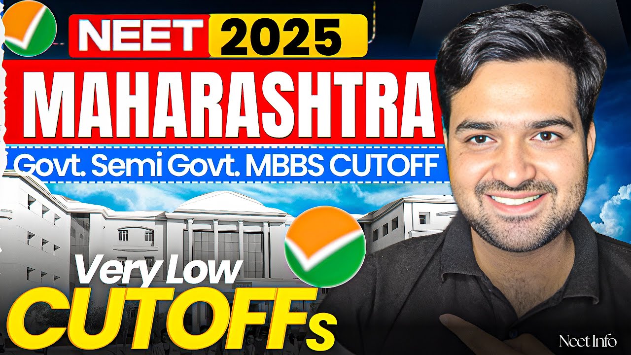 NEET 2025 | Maharashtra 85% State Quota Cutoff For Govt. & Semi Govt MBBS Seats | Category Wise