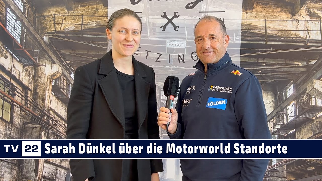 MOTOR TV22: Sarah Dünkel, Tochter von Gründer Andreas Dünkel, über die Motorworld Standorte