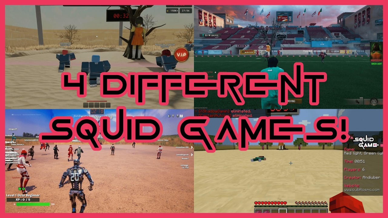 Squid Games Funny Gaming Moments! (Fortnite, Roblox, Minecraft, BO6)