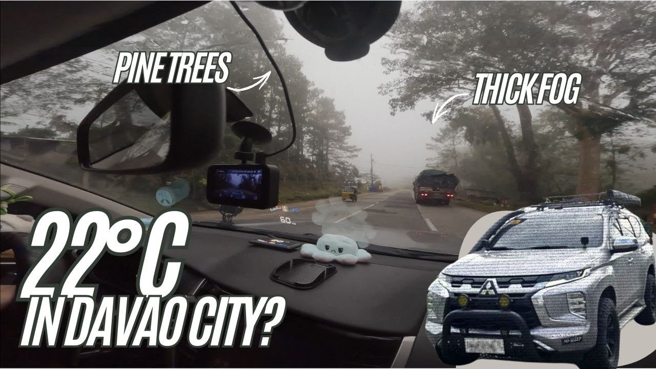 THICK FOG POV Driving | Davao - Buda