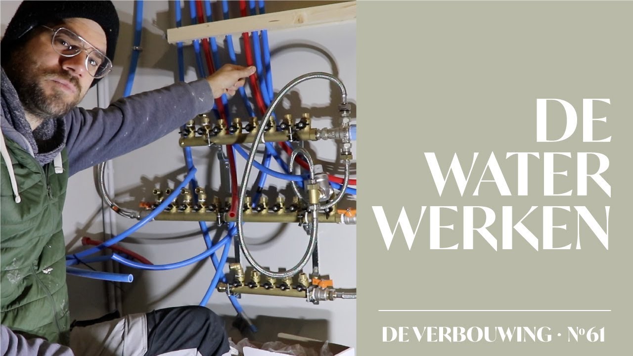 61. Installatie waterleiding, koppelingen en boiler | Wij bouwen zelf ons droomhuis in Frankrijk