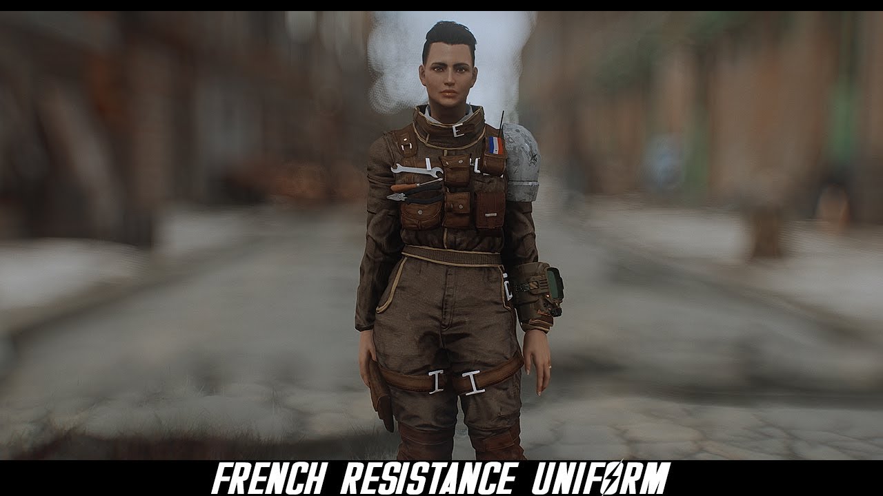 Fallout 4 Mods: French Resistance Uniform
