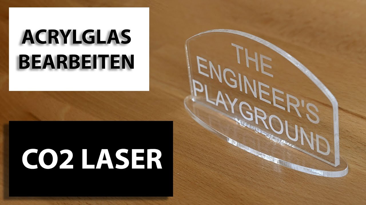 Acrylglas Lasergravieren / Laserschneiden