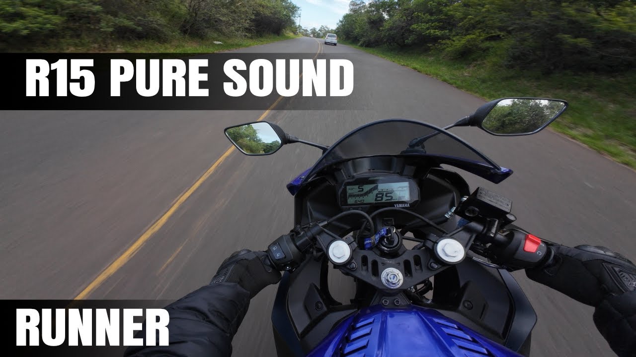 YAMAHA R15 pure sound going to the gym - Runner