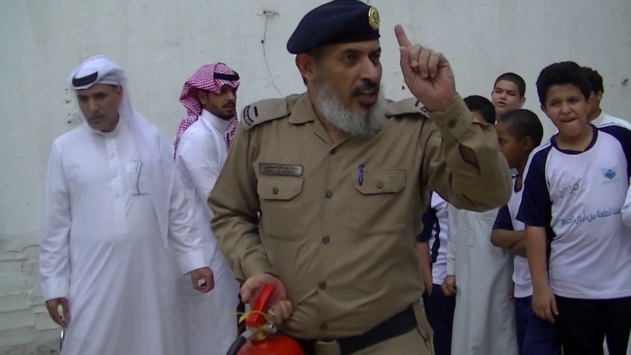 تنفيذ خطة إخلاء حريق في زمن 1.41 دقيقة لعدد 800 طالب