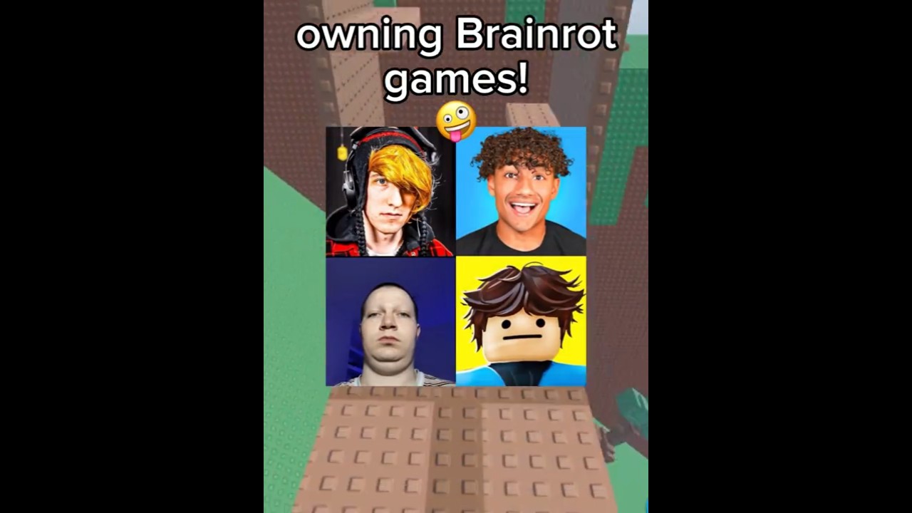 Roblox YouTubers are &ldquo;OWNING&rdquo; Brainrot Games Now 😭🙏 #fadinhas