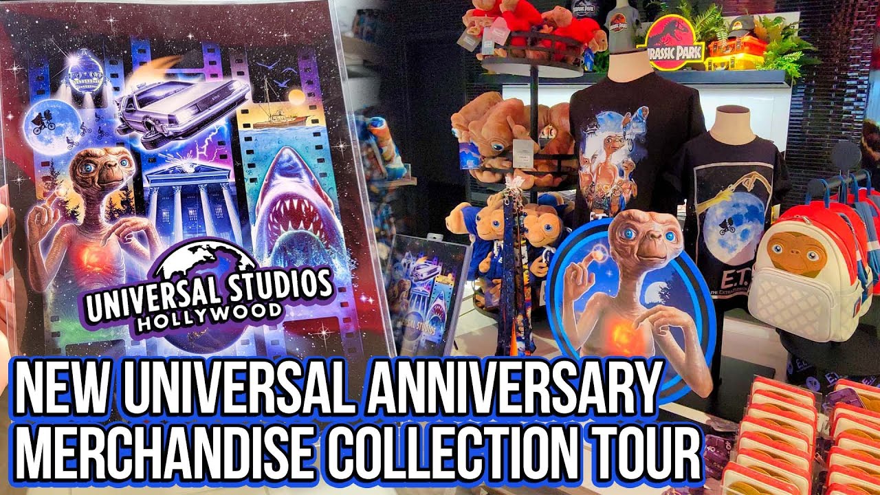 Universal Studios Hollywood E.T., Jaws, Back to the Future Anniversary Merchandise Tour