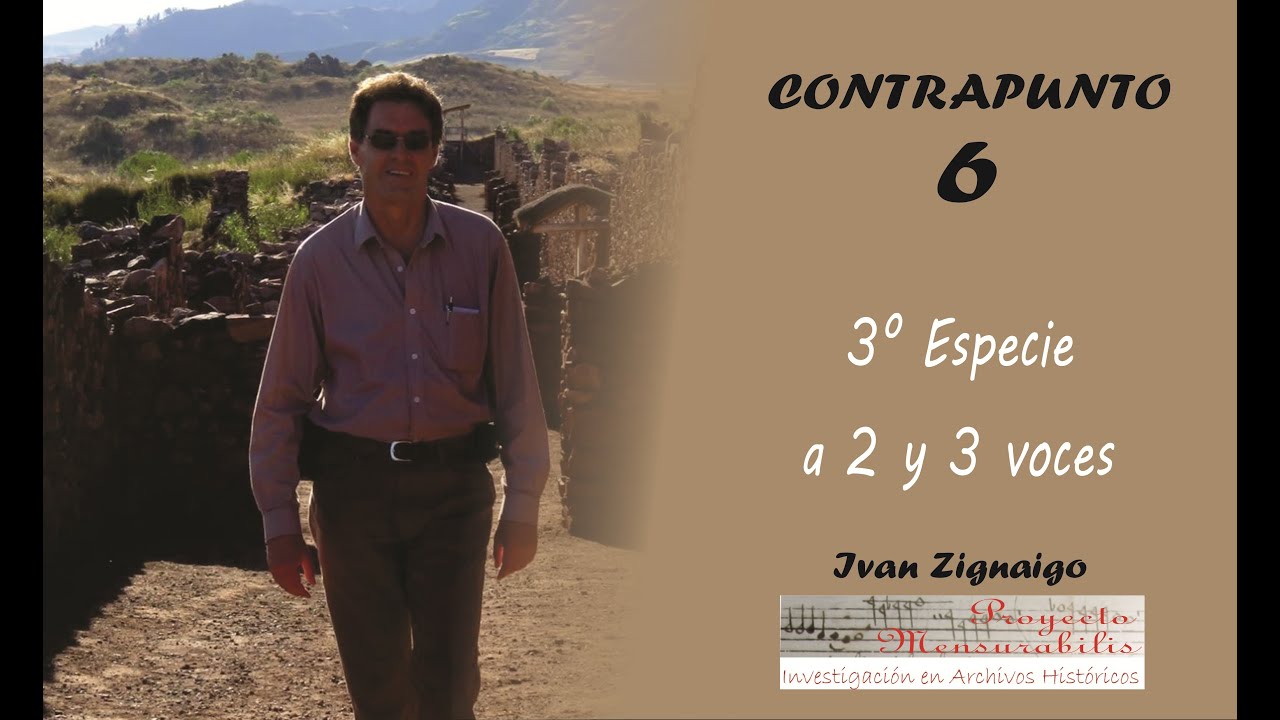 CONTRAPUNTO VI:  3° Especie a 2 y 3 voces + Tonalidad menor