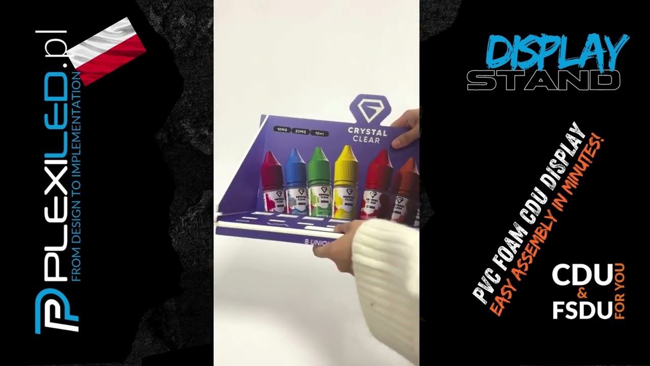 Step-by-Step Guide: Assemble the PVC &ndash; Foamex CRYSTAL CLEAR Display Stand!