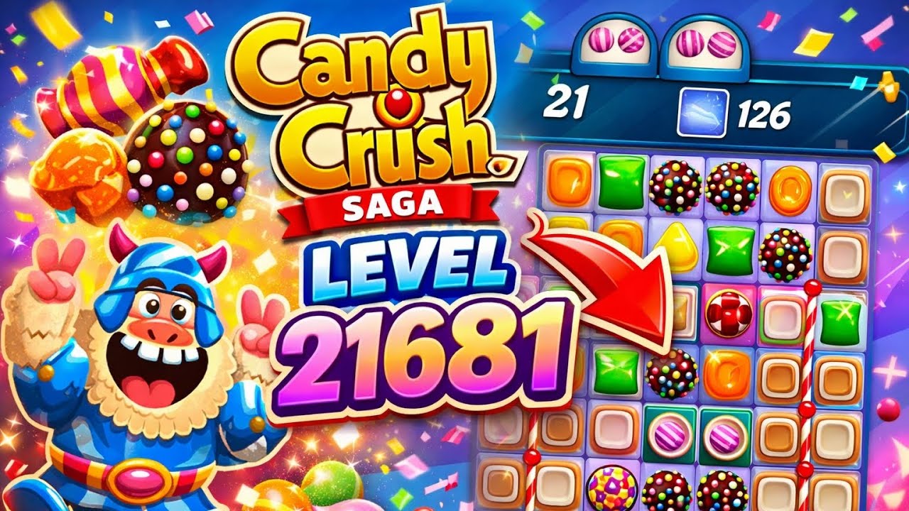 Candy Crush Saga Level 21681