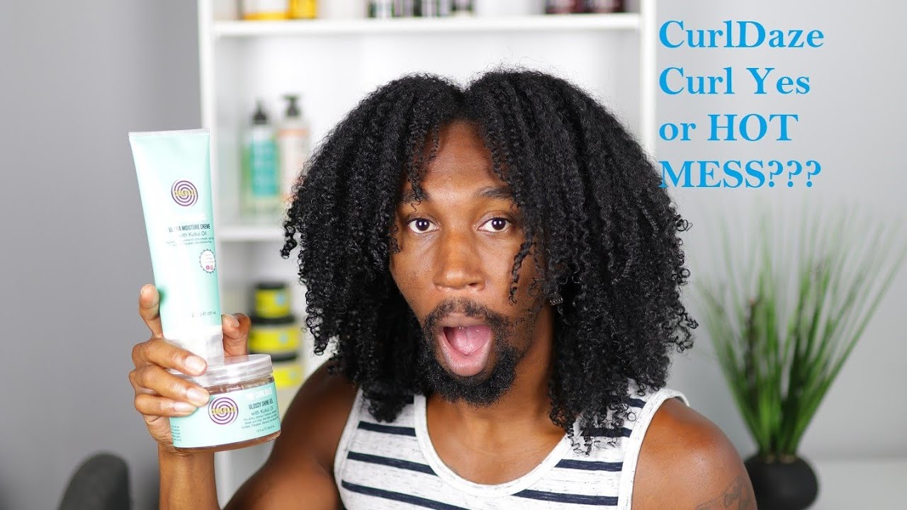 Curl Daze Product Review Curl Yes or HOT MESS #naturalhair #curlyguy