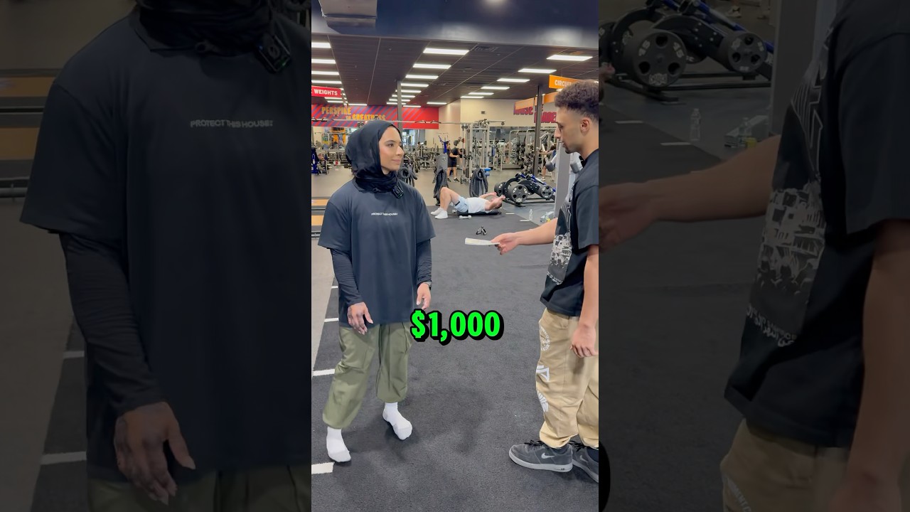 Can this Muslim girl beat me for $1,000?