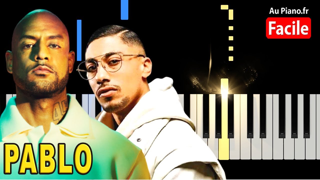 Booba Ft Maes Pablo Piano Cover Tutorial Type Beat 2022 Lyrics (Au Piano.Fr)